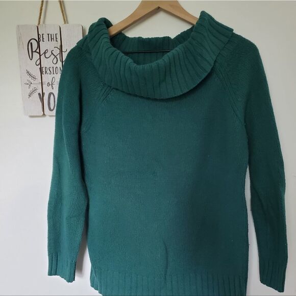 Old Navy Green Cowl Neck Pullover Sweater Size XL - Picture 1 of 8